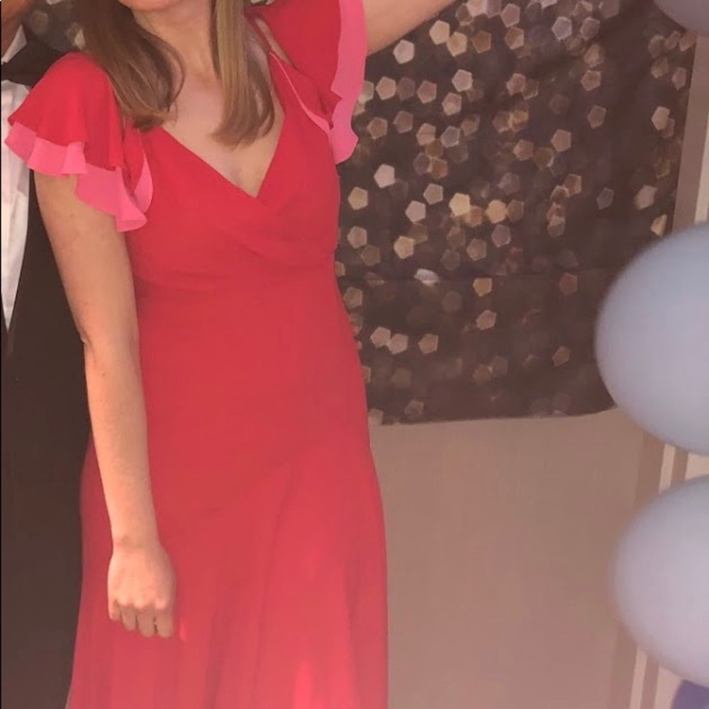 BCBG MAXAZRIA off the shoulder dress